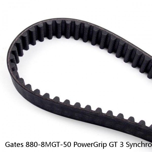 Gates 880-8MGT-50 PowerGrip GT 3 Synchronous Timing Belt Antistatic To ISO 9563