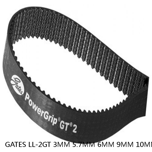 GATES LL-2GT 3MM 5.7MM 6MM 9MM 10MM 12MM 15MM synchronous belt GT2 Timing belt #1 small image