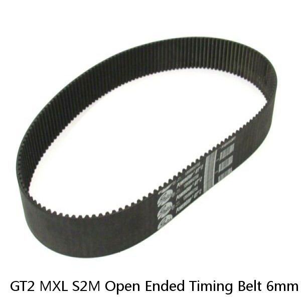 GT2 MXL S2M Open Ended Timing Belt 6mm 8mm 10mm Width #1 small image
