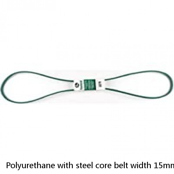 Polyurethane with steel core belt width 15mm S3M PU closed belt timing belt