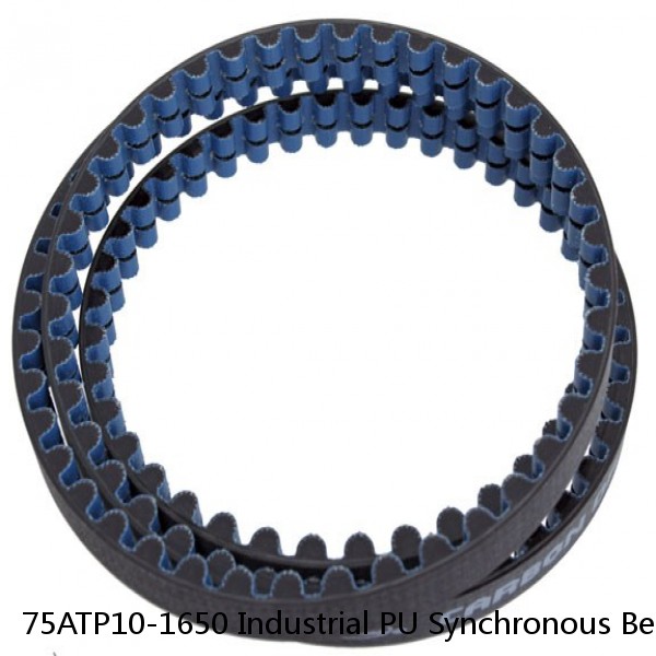 75ATP10-1650 Industrial PU Synchronous Belt with 10mm Pitch Timing Belt /Textile Machine Timing Belt #1 small image