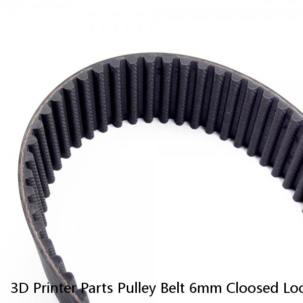 3D Printer Parts Pulley Belt 6mm Cloosed Loop Rubber GT2 Timing Belt #1 image