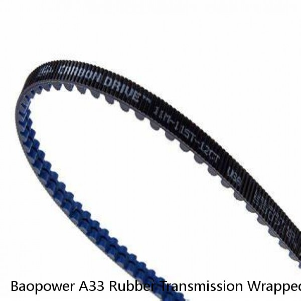 Baopower A33 Rubber Transmission Wrapped V-Belts Classical V Belt Fan Belt #1 image