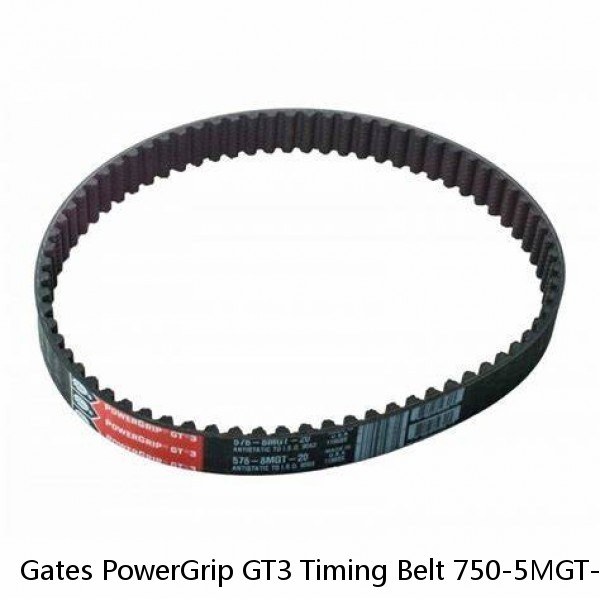 Gates PowerGrip GT3 Timing Belt 750-5MGT-15 USA Made #1 image